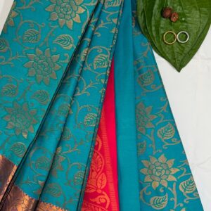 TISSUE SEMI SILK SAREE